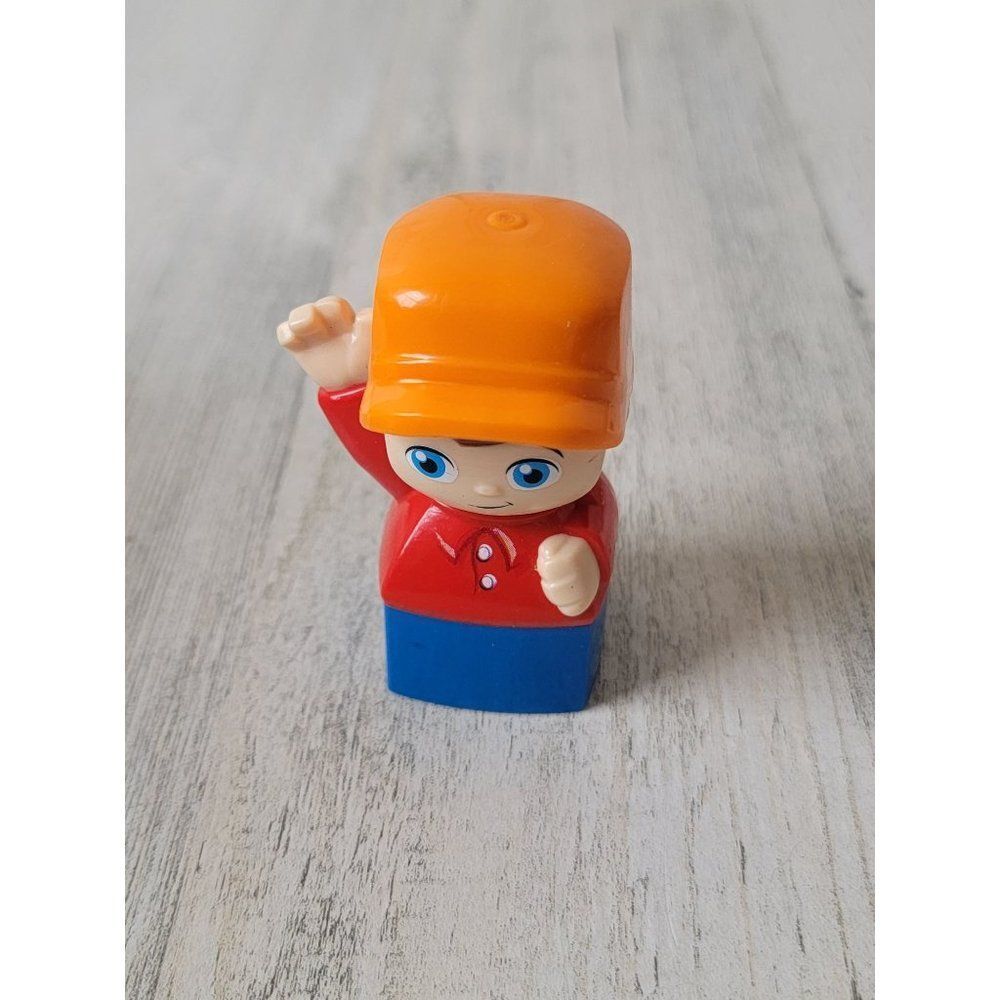 Mega Bloks construction‎ worker boy toy figure person